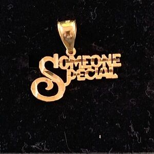 10K Yellow Gold “Someone Special” Pendant